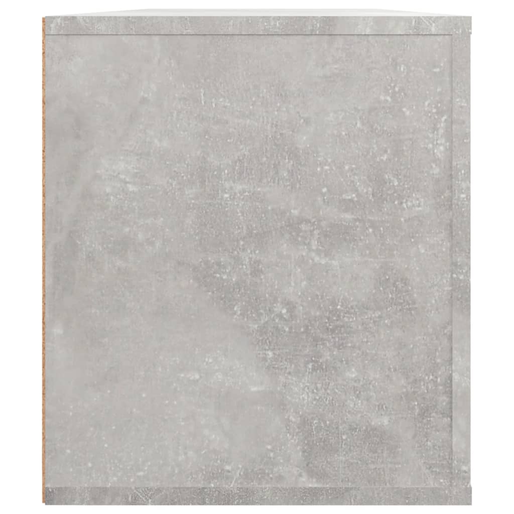 vidaXL TV Cabinet Concrete Grey 100x35x40 cm Engineered Wood