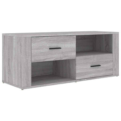vidaXL TV Cabinet Grey Sonoma 100x35x40 cm Engineered Wood
