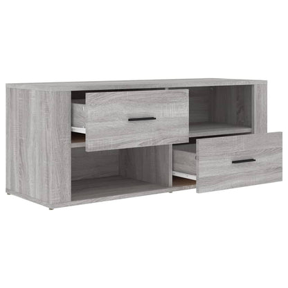 vidaXL TV Cabinet Grey Sonoma 100x35x40 cm Engineered Wood