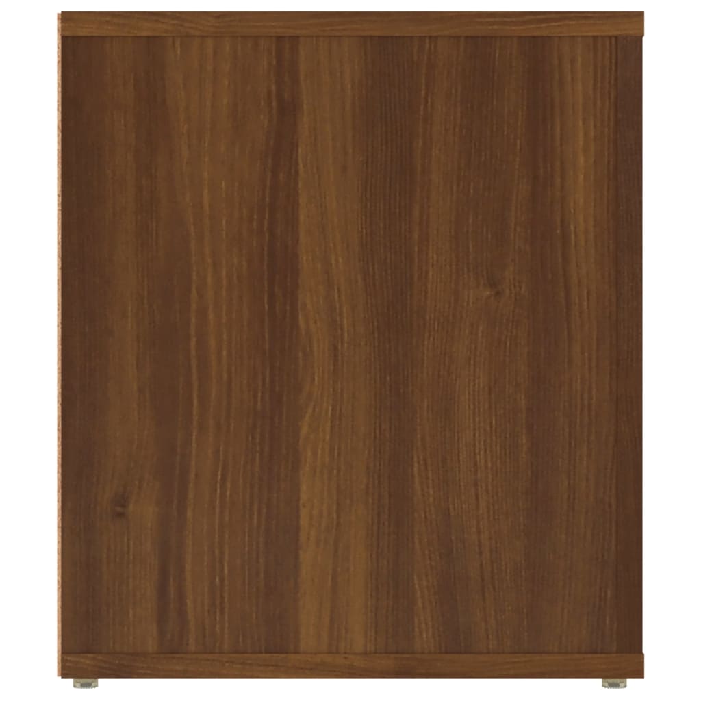 vidaXL TV Cabinet Brown Oak 100x35x40 cm Engineered Wood