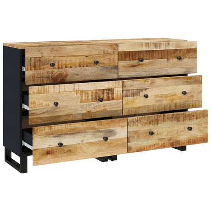 vidaXL Sideboards 2 pcs 60x33x75 cm Rough Mango Wood