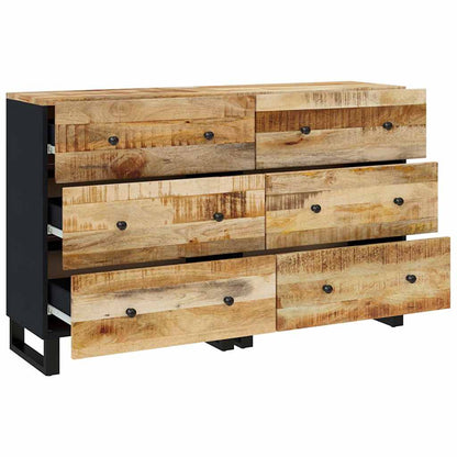 vidaXL Sideboards 2 pcs 60x33x75 cm Rough Mango Wood