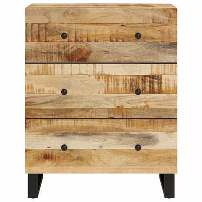 vidaXL Sideboards 2 pcs 60x33x75 cm Rough Mango Wood