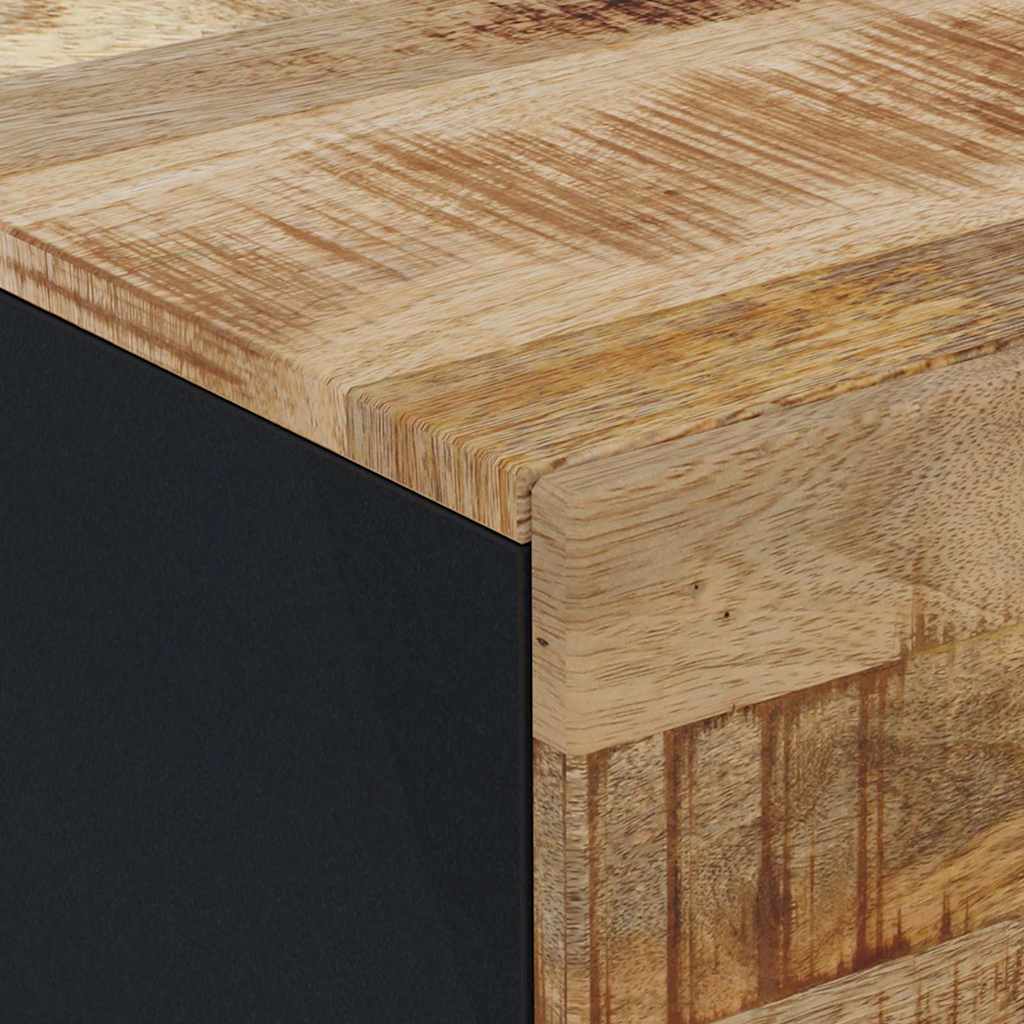 vidaXL Sideboards 2 pcs 60x33x75 cm Rough Mango Wood