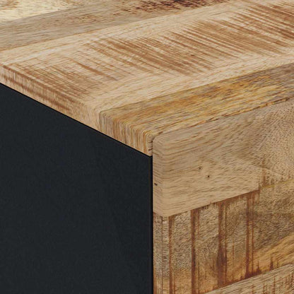 vidaXL Sideboards 2 pcs 60x33x75 cm Rough Mango Wood