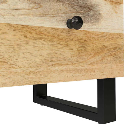 vidaXL Sideboards 2 pcs 60x33x75 cm Rough Mango Wood