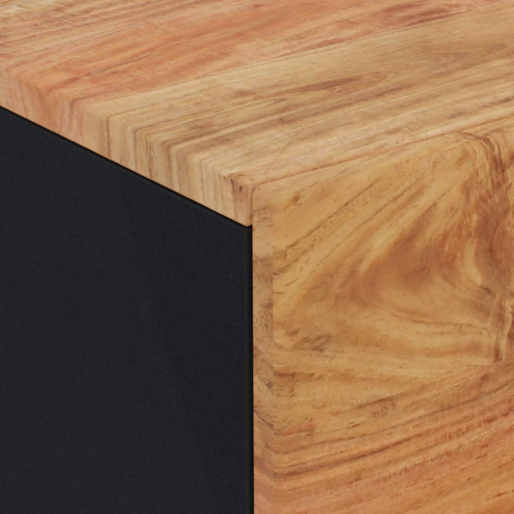 vidaXL Sideboards 2 pcs 60x33x75 cm Solid Wood Acacia