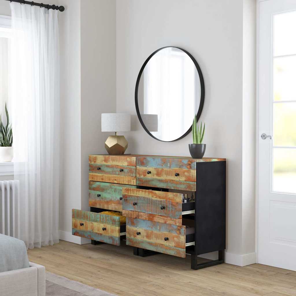 vidaXL Sideboard | Set of 2 | Multicolour: Blue, Green, Orange