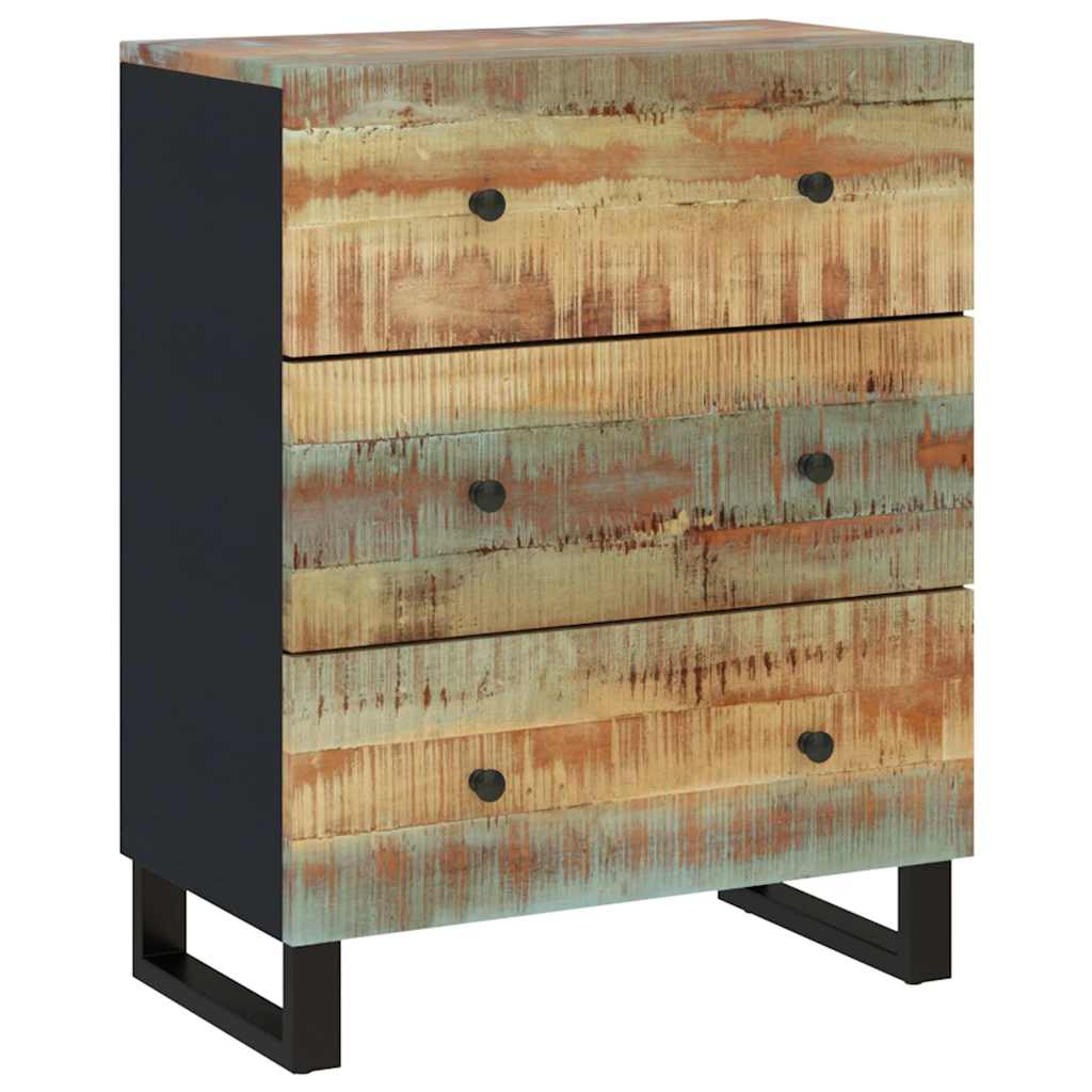 vidaXL Sideboards 2 pcs 60x33x75 cm Solid Wood Reclaimed
