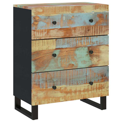 vidaXL Sideboards 2 pcs 60x33x75 cm Solid Wood Reclaimed