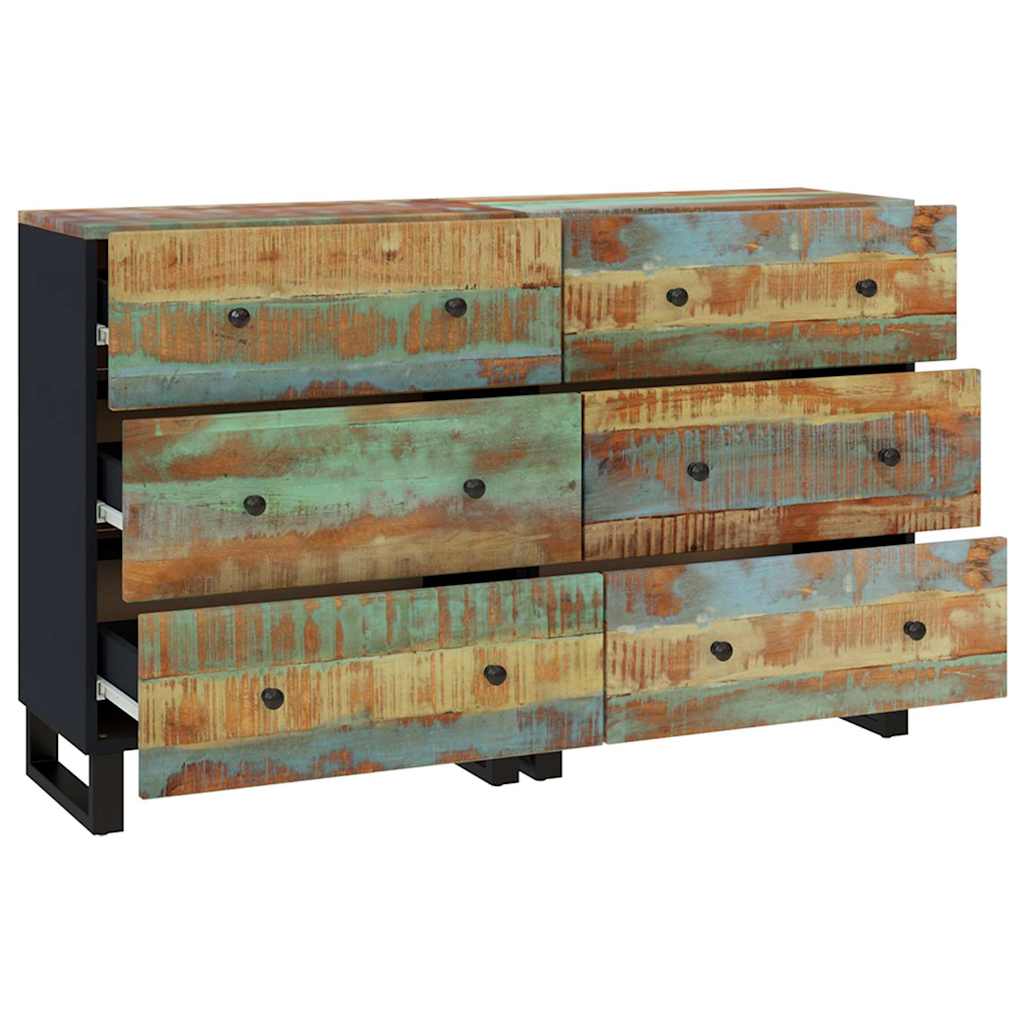 vidaXL Sideboard | Set of 2 | Multicolour: Blue, Green, Orange