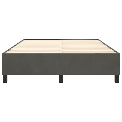 vidaXL Box Spring Bed Frame Dark Grey Velvet (US/AU Only)