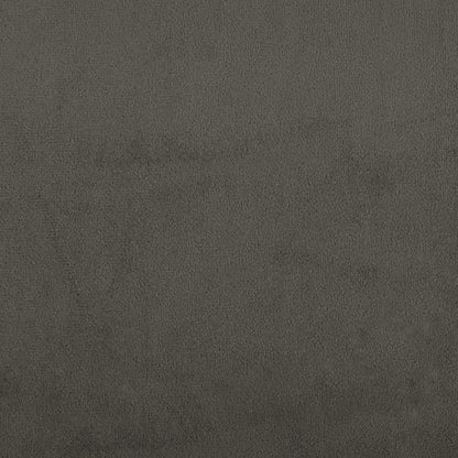 vidaXL Box Spring Bed Frame Dark Grey Queen Velvet