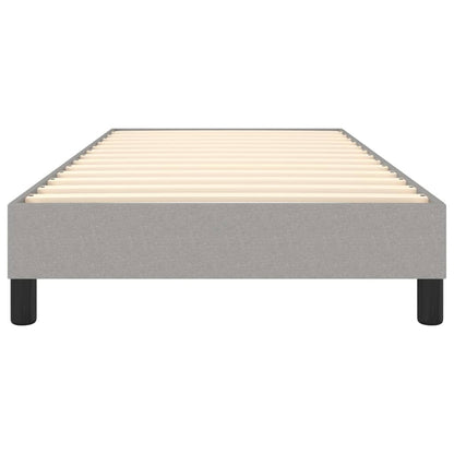vidaXL Box Spring Bed Frame Light Grey Single Fabric (UK/IE/FI/NO only)