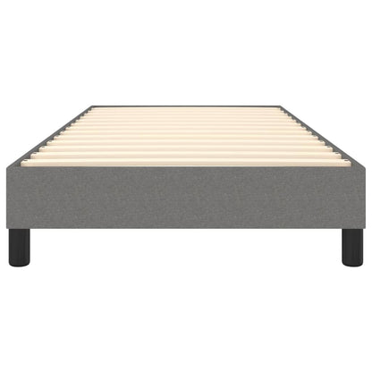 vidaXL Box Spring Bed Frame Dark Grey Single Fabric (UK/IE/FI/NO only)
