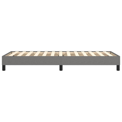 vidaXL Box Spring Bed Frame Dark Grey Single Fabric (UK/IE/FI/NO only)
