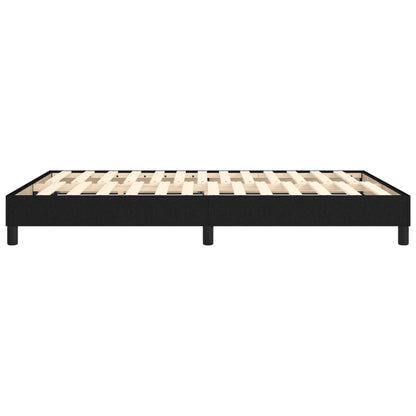 vidaXL Box Spring Bed Frame Black Double Fabric (UK/IE/FI/NO only)
