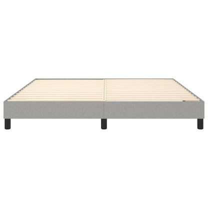 vidaXL Box Spring Bed Frame Light Grey Super King Fabric (UK/IE/FI/NO only)