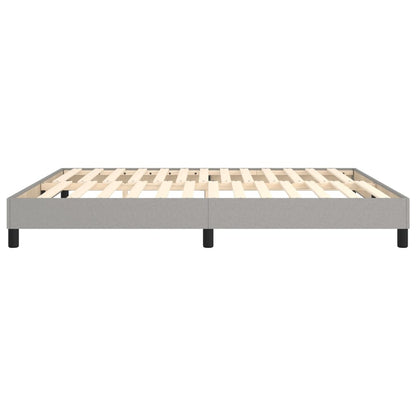 vidaXL Box Spring Bed Frame Light Grey Super King Fabric (UK/IE/FI/NO only)