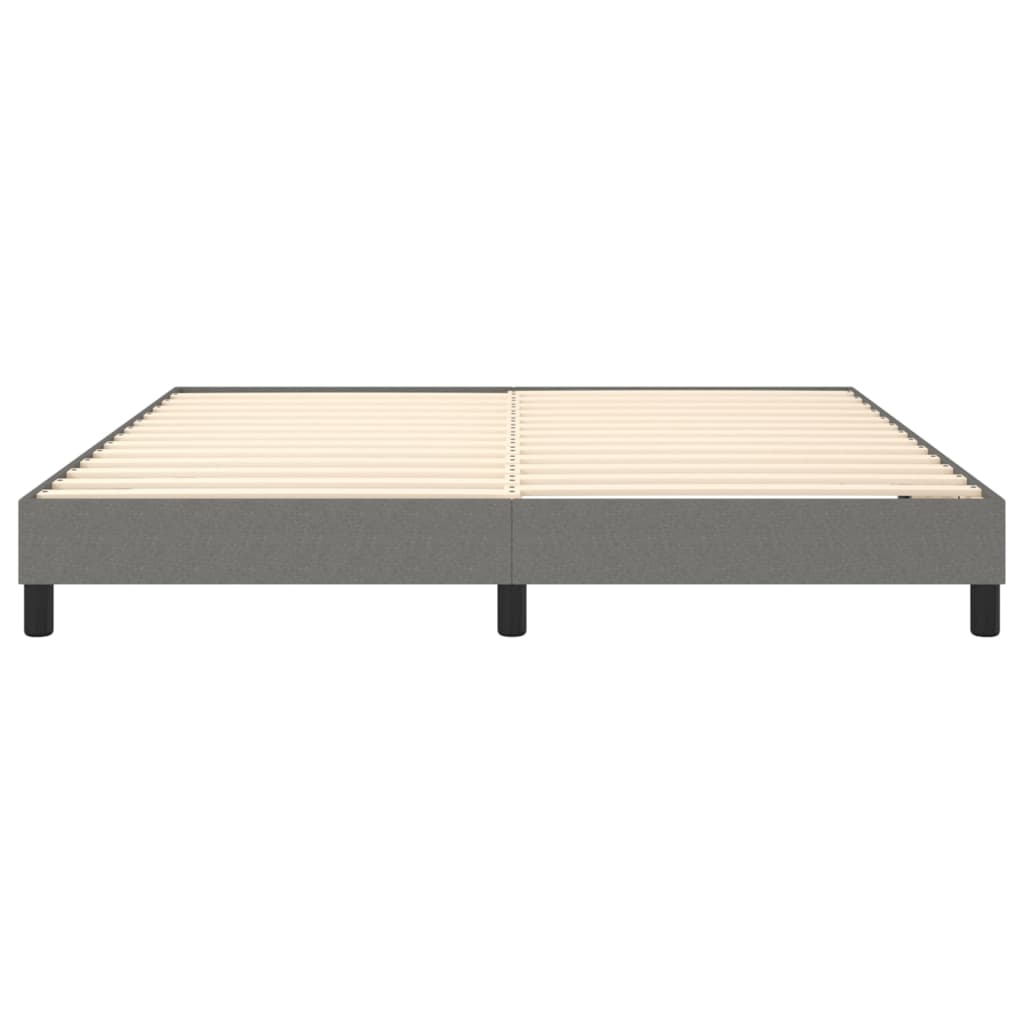 vidaXL Box Spring Bed Frame Dark Grey Super King Fabric (UK/IE/FI/NO only)