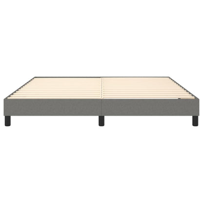 vidaXL Box Spring Bed Frame Dark Grey Super King Fabric (UK/IE/FI/NO only)
