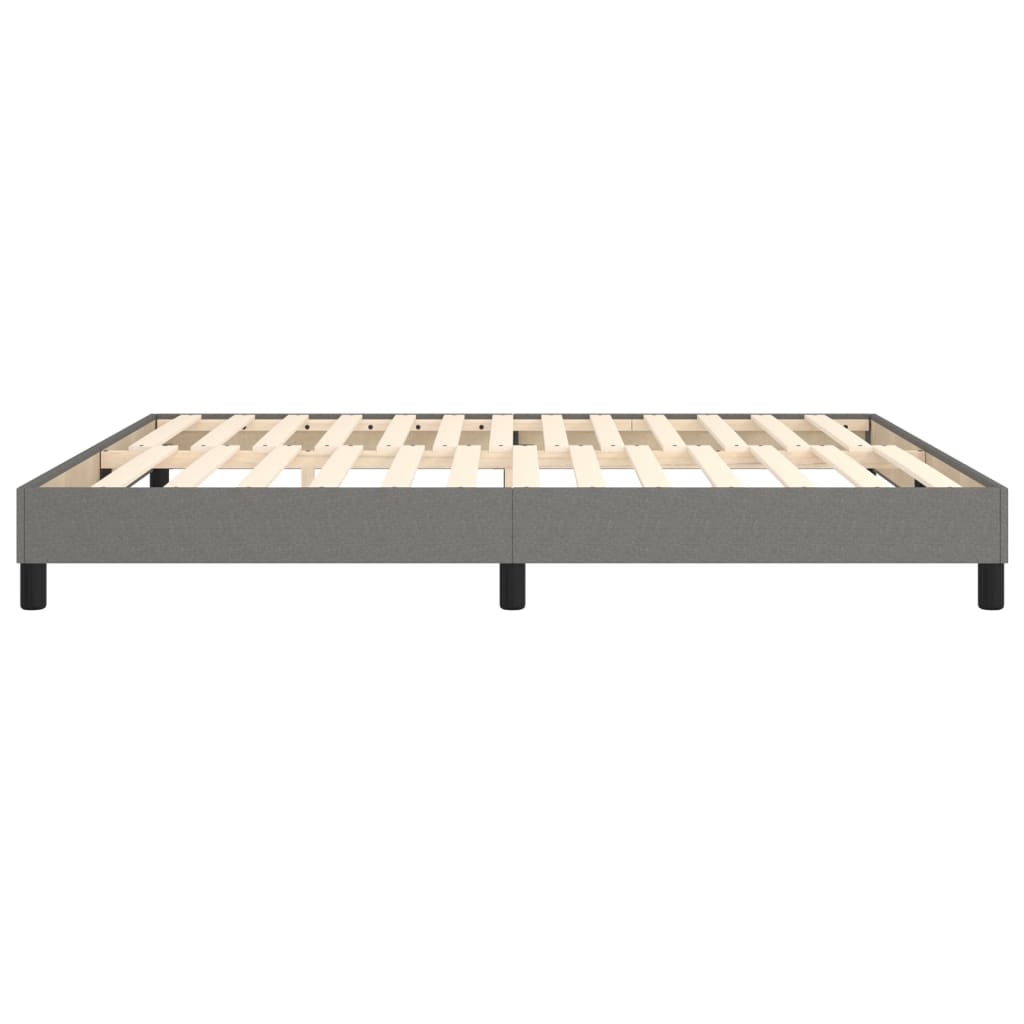 vidaXL Box Spring Bed Frame Dark Grey Super King Fabric (UK/IE/FI/NO only)