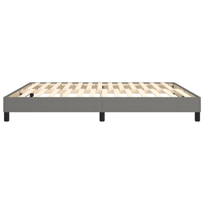 vidaXL Box Spring Bed Frame Dark Grey Super King Fabric (UK/IE/FI/NO only)