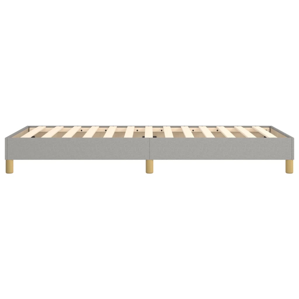vidaXL Box Spring Bed Frame Light Grey Single Fabric (UK/IE/FI/NO only)