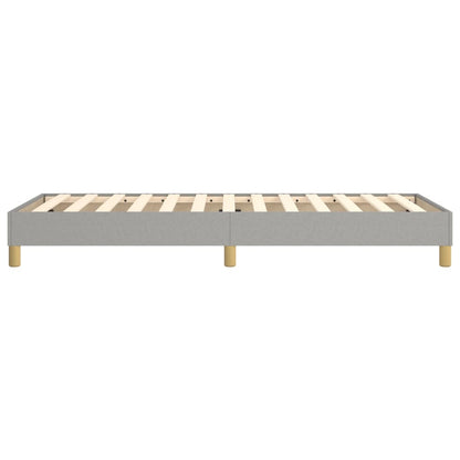 vidaXL Box Spring Bed Frame Light Grey Single Fabric (UK/IE/FI/NO only)