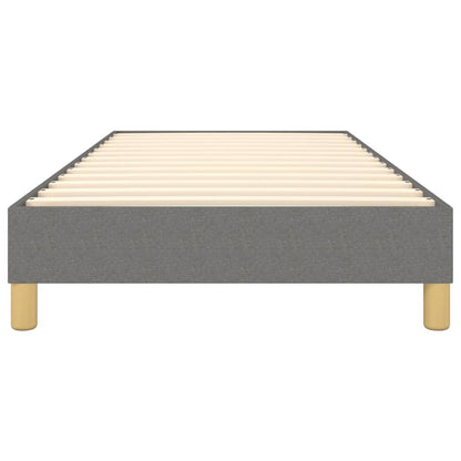 vidaXL Box Spring Bed Frame Dark Grey Single Fabric (UK/IE/FI/NO only)
