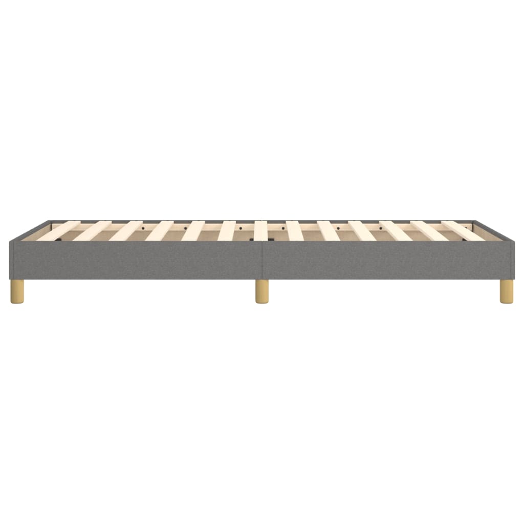 vidaXL Box Spring Bed Frame Dark Grey Single Fabric (UK/IE/FI/NO only)