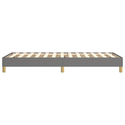 vidaXL Box Spring Bed Frame Dark Grey Single Fabric (UK/IE/FI/NO only)