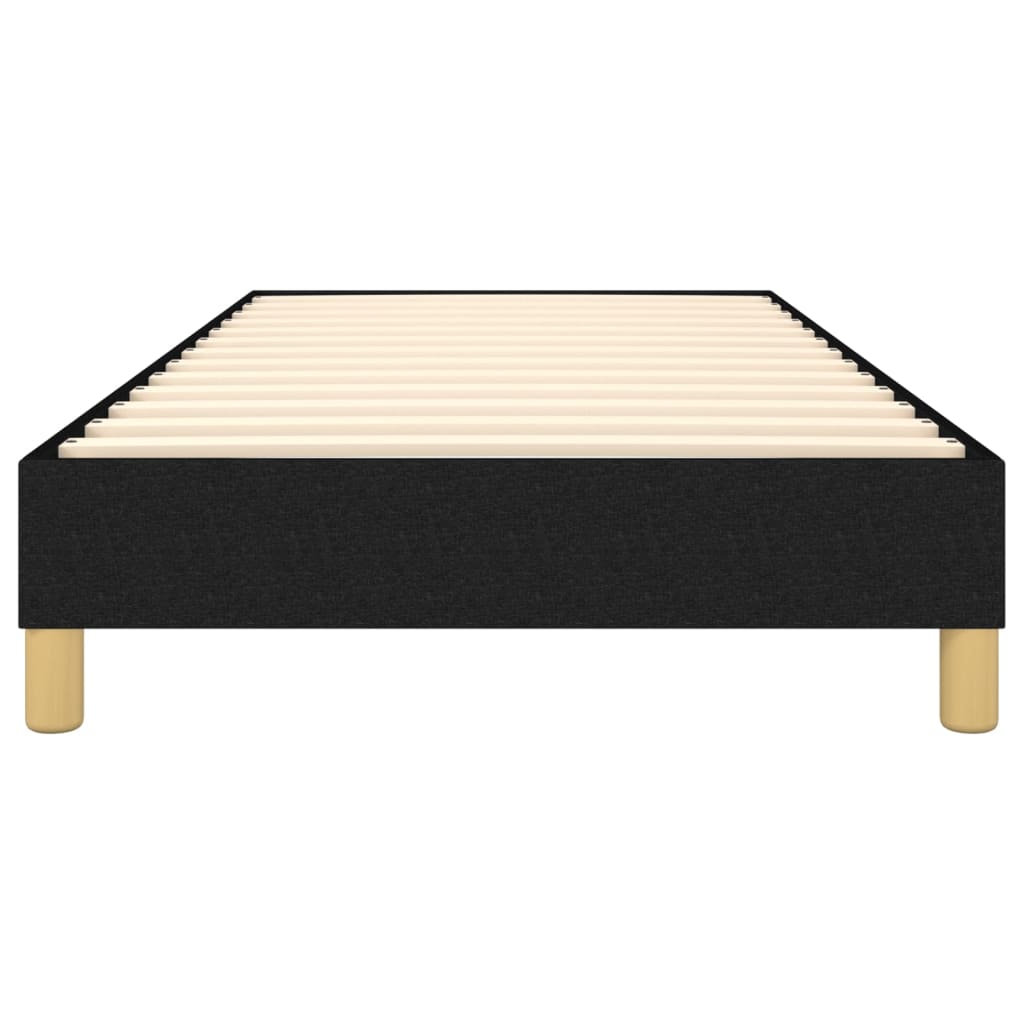 vidaXL Box Spring Bed Frame Black Single Fabric (UK/IE/FI/NO only)