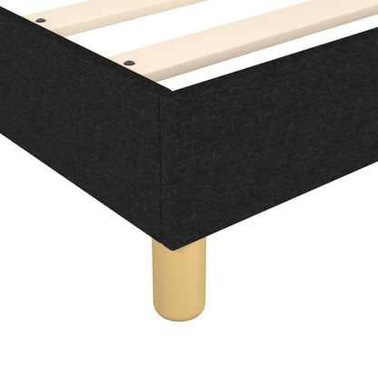 vidaXL Box Spring Bed Frame Black Single Fabric (UK/IE/FI/NO only)