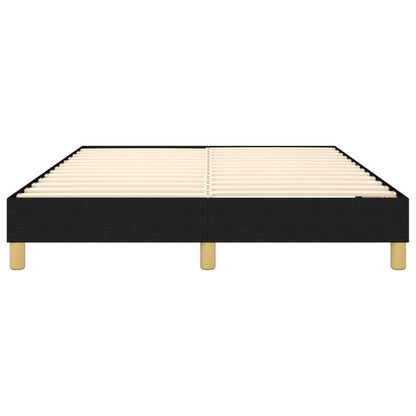 vidaXL Box Spring Bed Frame Black Double Fabric (UK/IE/FI/NO only)