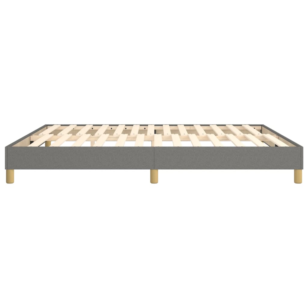 vidaXL Box Spring Bed Frame Dark Grey Super King Fabric (UK/IE/FI/NO only)
