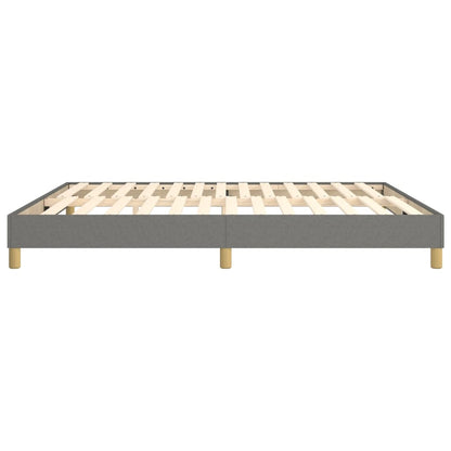 vidaXL Box Spring Bed Frame Dark Grey Super King Fabric (UK/IE/FI/NO only)