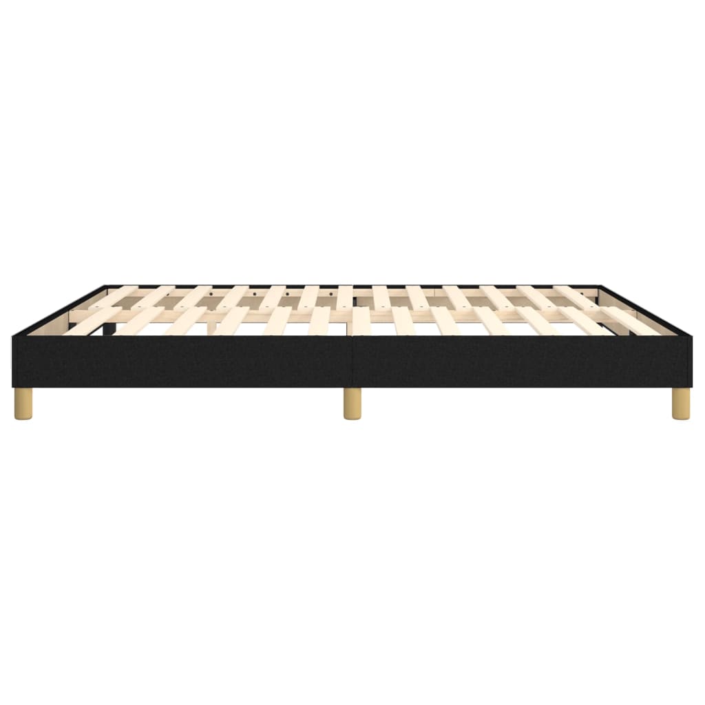 vidaXL Box Spring Bed Frame Black Super King Fabric (UK/IE/FI/NO only)