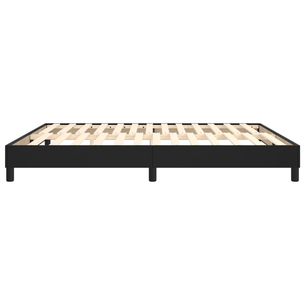 vidaXL Box Spring Bed Frame Black Super King Faux Leather (UK/IE/FI/NO only)