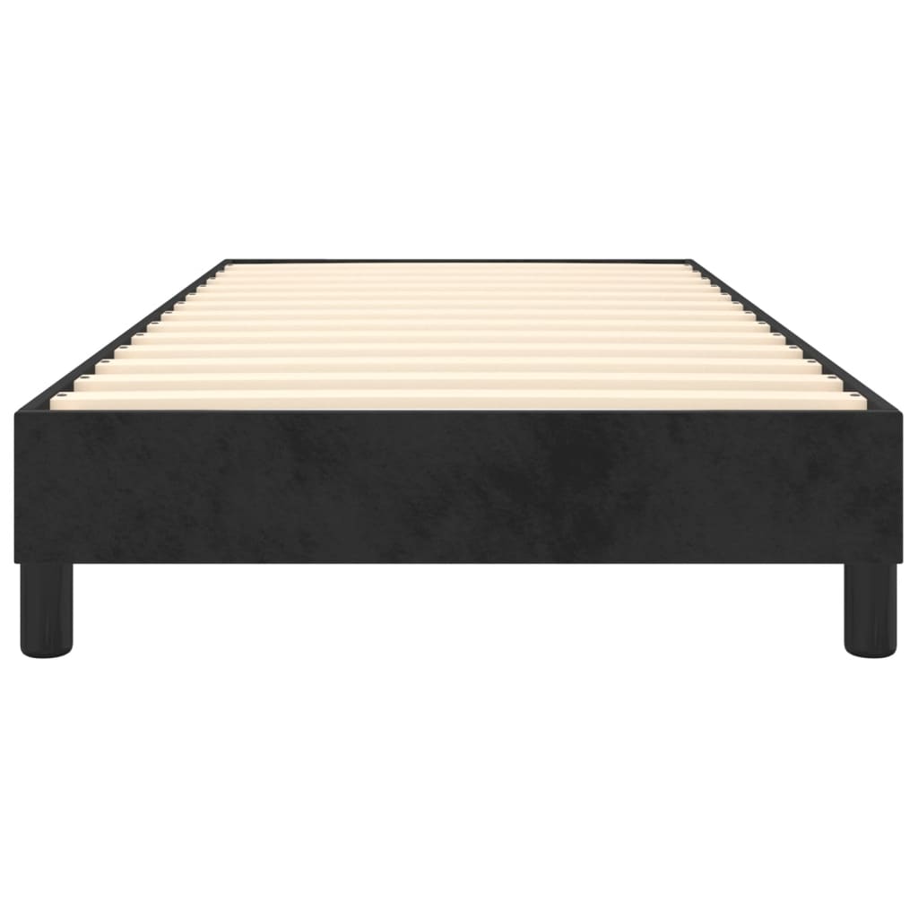 vidaXL Box Spring Bed Frame Black Single Velvet (UK/IE/FI/NO only)