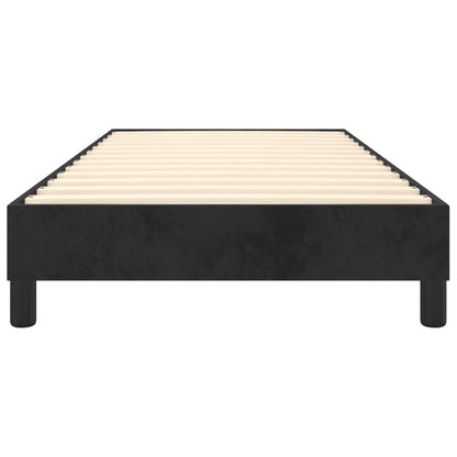 vidaXL Box Spring Bed Frame Black Single Velvet (UK/IE/FI/NO only)