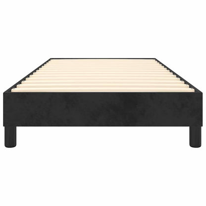 vidaXL Box Spring Bed Frame Black Single Velvet