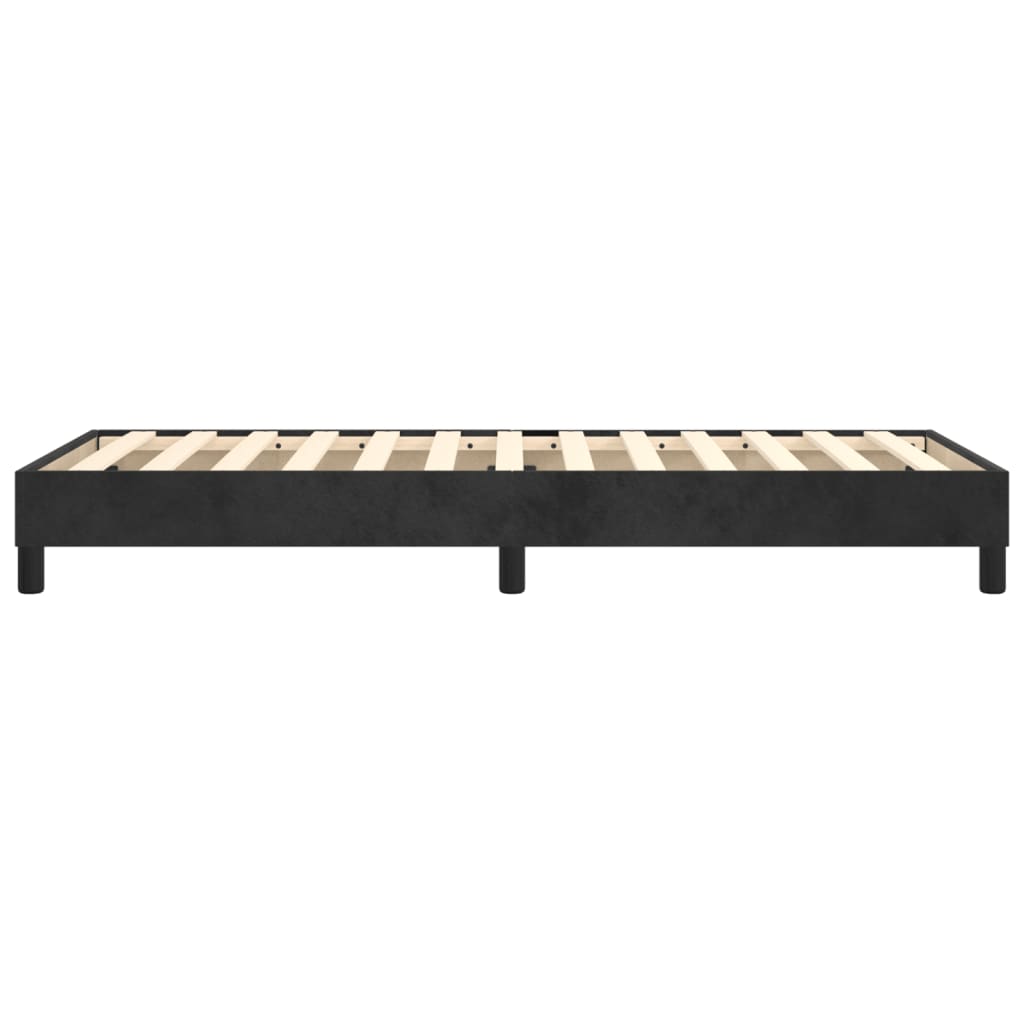vidaXL Box Spring Bed Frame Black Single Velvet (UK/IE/FI/NO only)