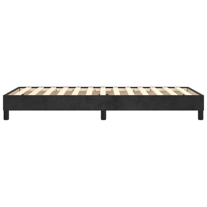 vidaXL Box Spring Bed Frame Black Single Velvet (UK/IE/FI/NO only)