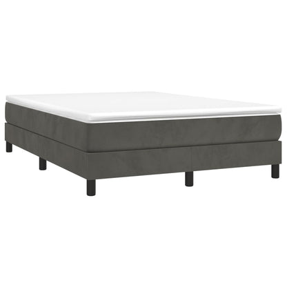 vidaXL Box Spring Bed Frame Dark Grey Double Velvet (UK/IE/FI/NO only)
