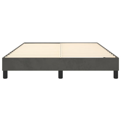 vidaXL Box Spring Bed Frame Dark Grey Double Velvet (UK/IE/FI/NO only)
