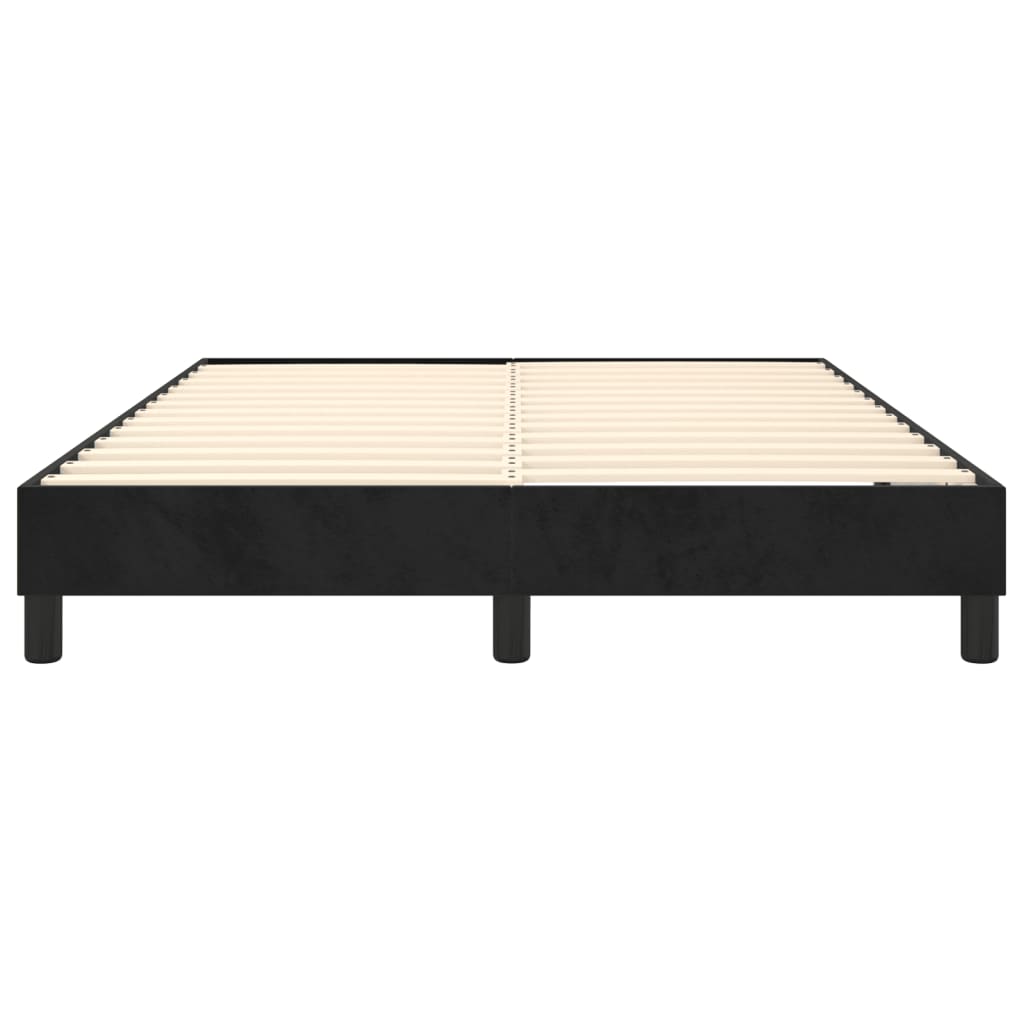 vidaXL Box Spring Bed Frame Black Double Velvet (UK/IE/FI/NO only)
