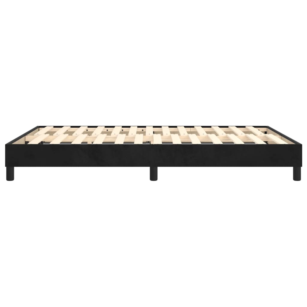 vidaXL Box Spring Bed Frame Black Double Velvet (UK/IE/FI/NO only)