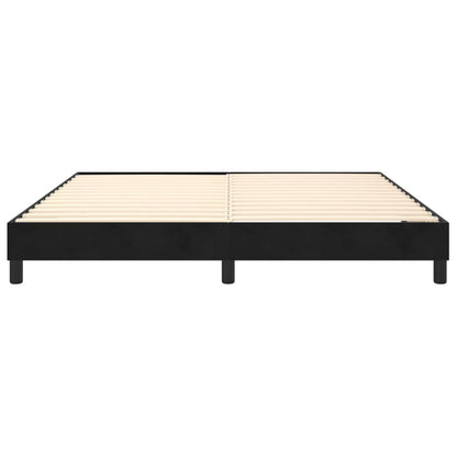vidaXL Box Spring Bed Frame Black Super King Velvet (UK/IE/FI/NO only)