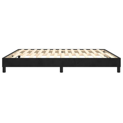 vidaXL Box Spring Bed Frame Black Super King Velvet (UK/IE/FI/NO only)